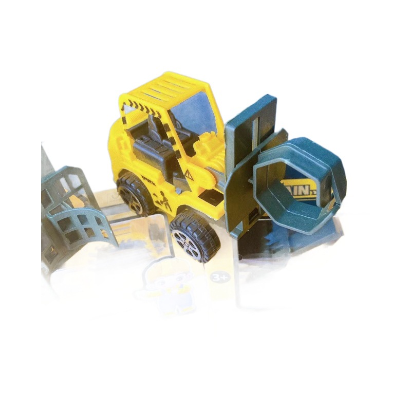 Juguetes para niños modelo de ingeniería de coches premios jardín de infantes al por mayor inercia carro bulldozer pequeño regalo mercado nocturno