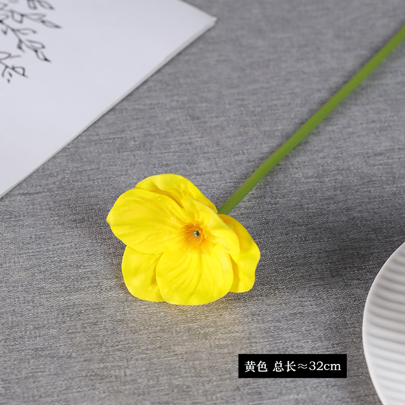 跨境仿真新款PU迷你罂粟假花人造花虞美人家居装饰样板间插花摆件|undefined
