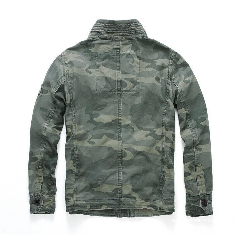 Men's jacket, autumn military-style workwear, outdoor hiking denim jacket, camouflage, large size, new model Men's jacket, autumn military-style workwear, outdoor hiking denim jacket, camouflage, large size, new model