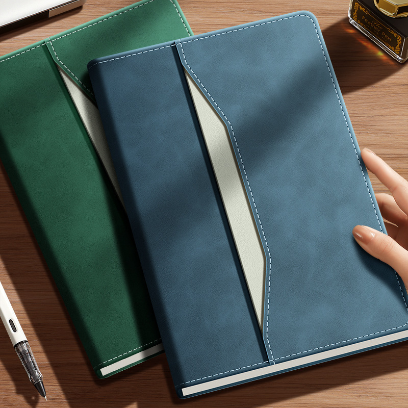 A5 cuaderno de negocios personalizado logotipo de alto valor facial cuaderno de oficina notas de reuniones diarios papelería al por mayor