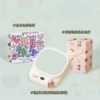 [Birthday gift bag] Soup house warm coaster / glacier blue + good persimmon packaging