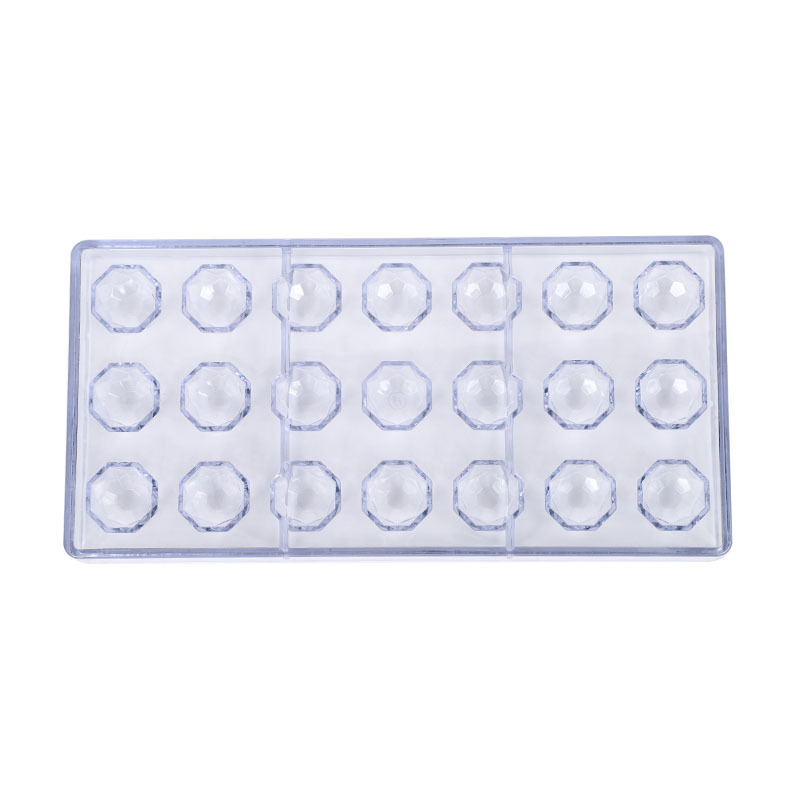 Suministro directo de fábrica molde de chocolate DIY herramientas para hornear molde de caramelo de chocolate de plástico duro molde para hornear