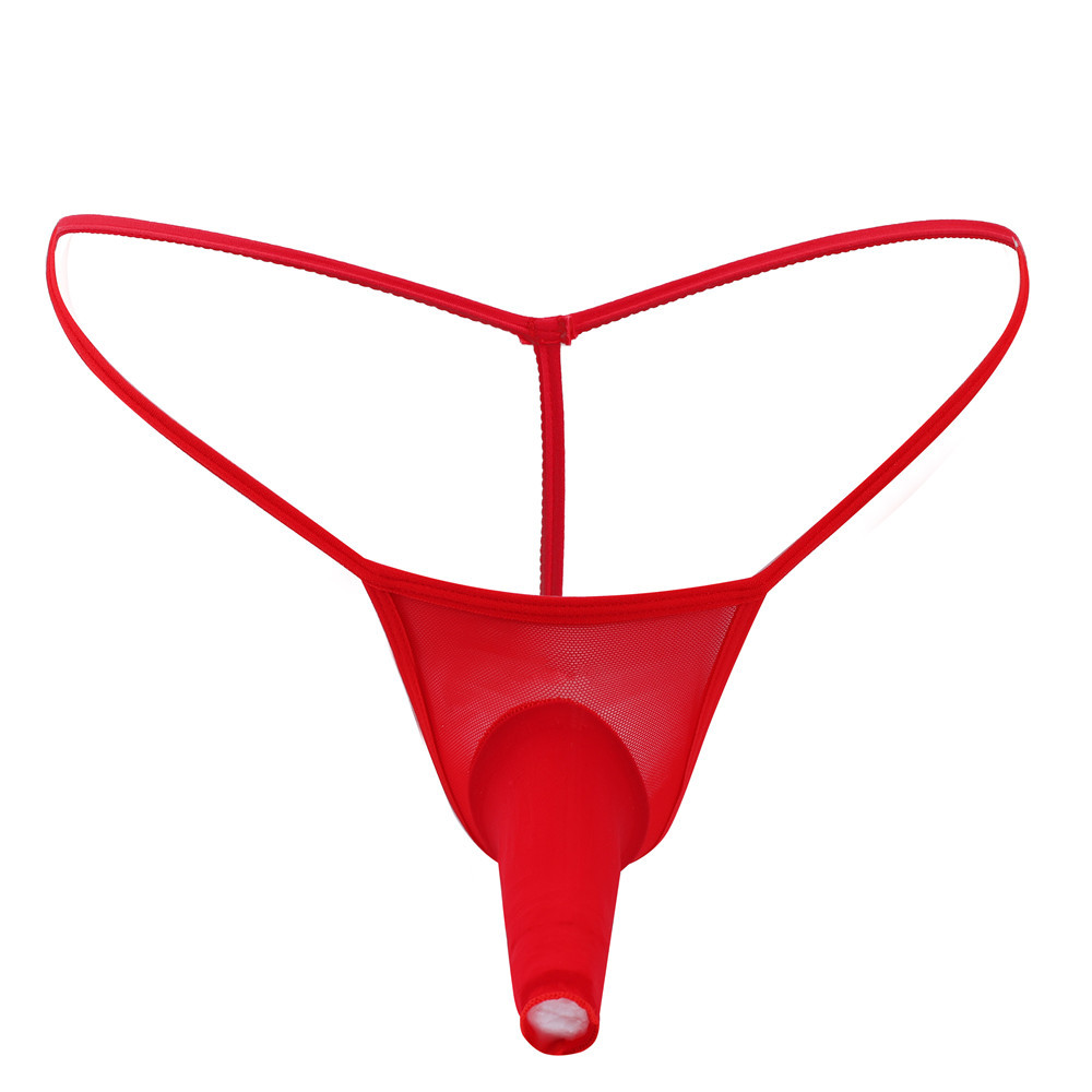 Vyriškos seksualios permatomos tinklelio stringų kelnaitės_voghion.com