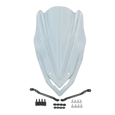 Front Windshield Windscreen Wind – Motorcycle front windshield - style-2-smoke-gray