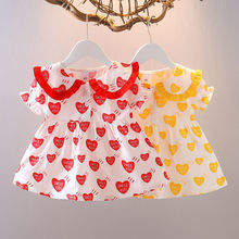 0-1-2-3岁婴儿衣服女宝宝连衣裙无袖夏装百天新生儿韩版棉布裙子