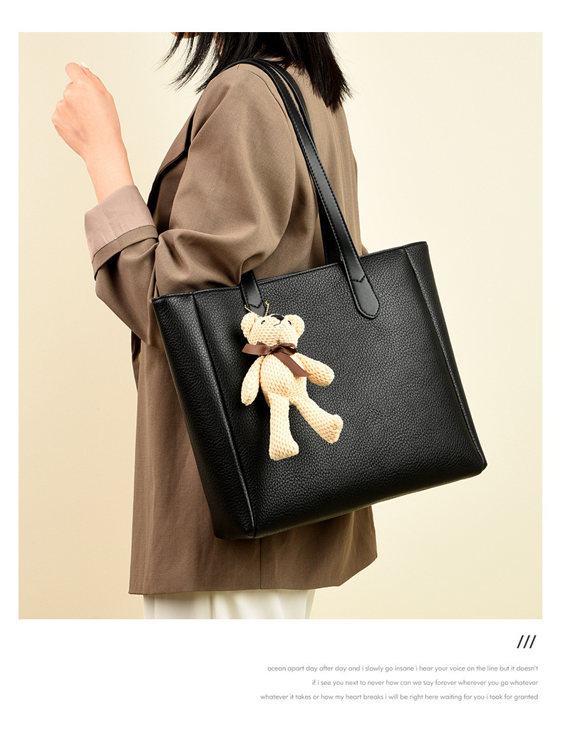 Women's Bag Tote Bag Korean Style Retro Commuter Large Capacity Bag All-match High-end Shoulder Bag_voghion.com