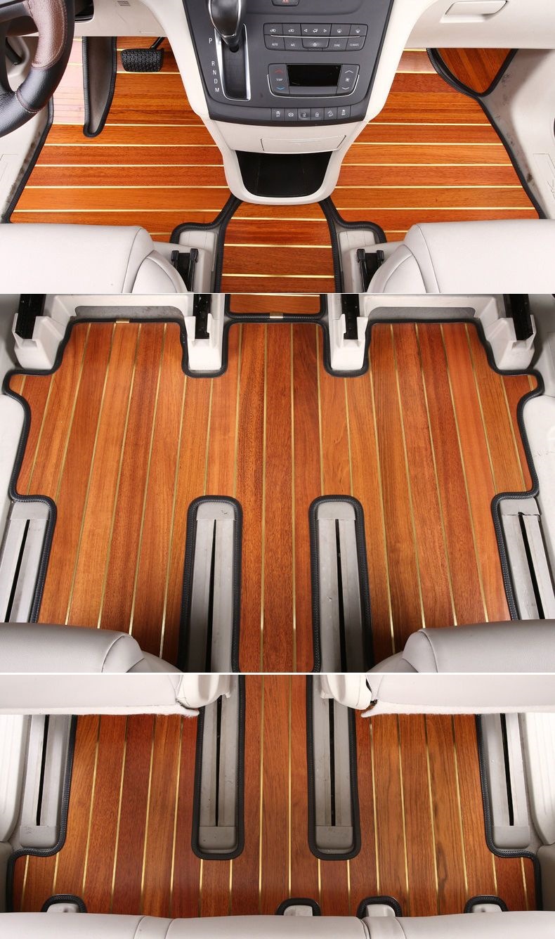 Suitable for 15-23 Honda Odyssey Wooden Floor Mats, Elysion Hybrid Version Solid Wood Floor Mats, Business Car Modification