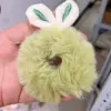 0022-15#Green Rabbit Ear Puff