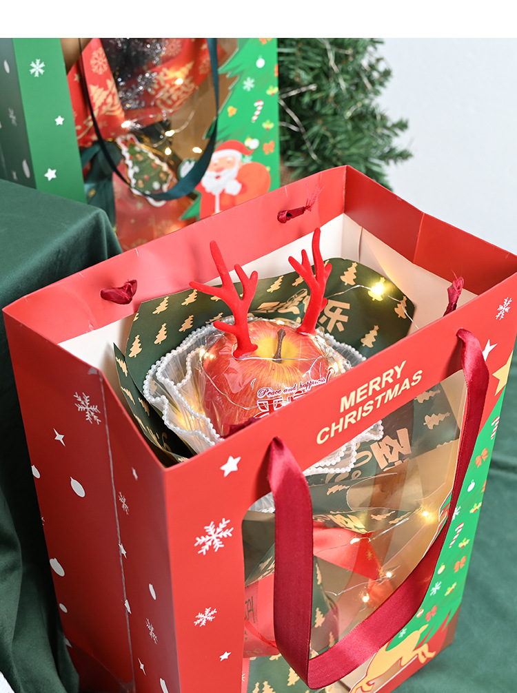 小圣诞花束包装纸_09