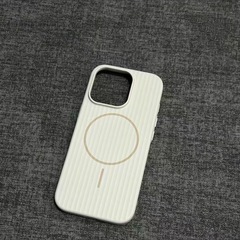 瓦楞细圈磁吸适用iPhone17PROMAX磁吸手机壳苹果16磨砂PC硬保护套