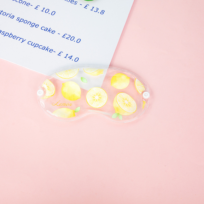 아이스 아이 마스크-투명 레몬