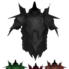 2023跨境外贸新款欧美复古亚马逊中世纪文艺复兴皮甲护具COSPLAY