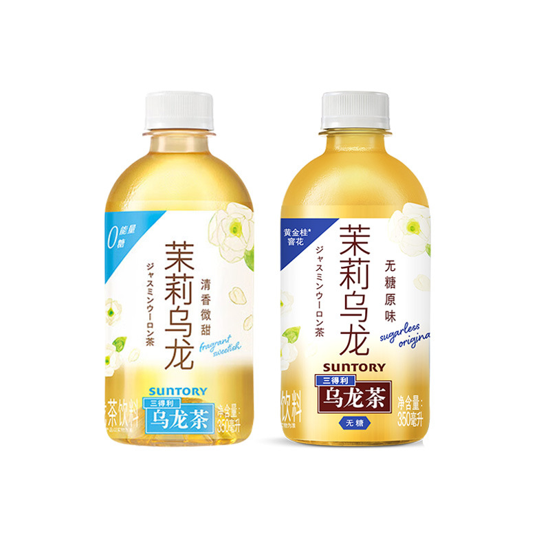Suntory [sugar-free jasmine 12+ slightly sweet jasmine 12] 350ml