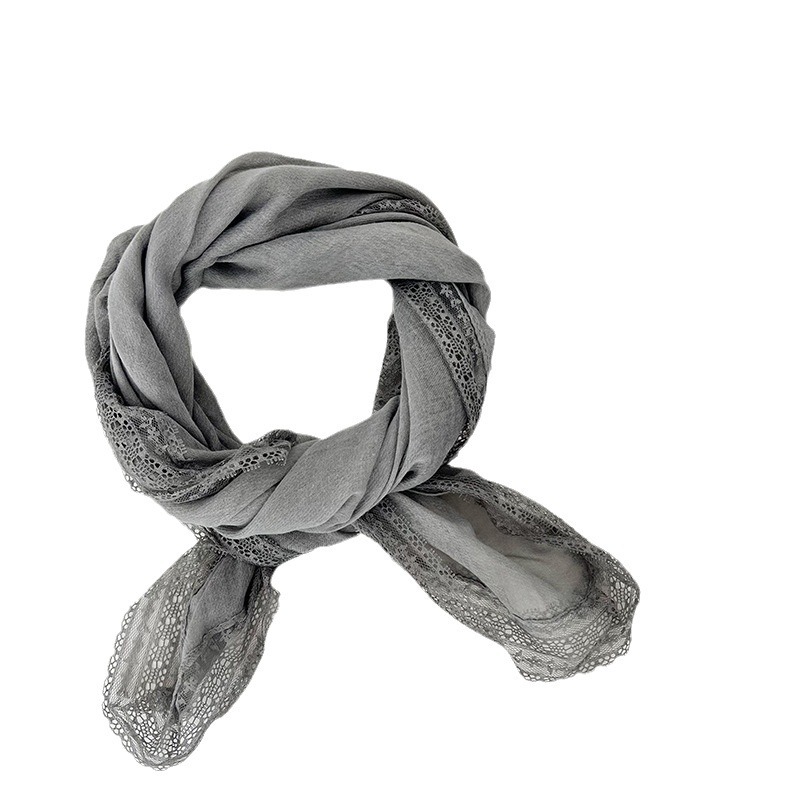 Bufandas de seda cuadrada alta sensación de moda literatura y lino de algodón retro de alta calidad bufandas multifuncionales bufandas de seda al por mayor