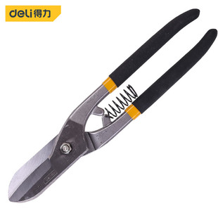 Deli DL4372 German-style iron shears high carbon steel electronic shears multifunctional electronicshears aluminum sheet iron shears 12 inches
