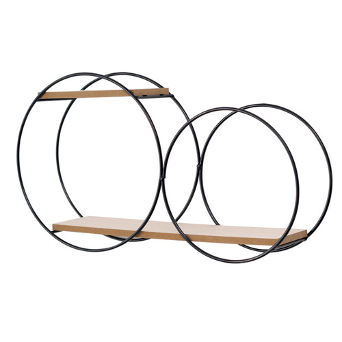 Wall-mounted shelf without drilling for bedside wall storage, bedroom dormitory living room hanging decoration, shop wall decoration