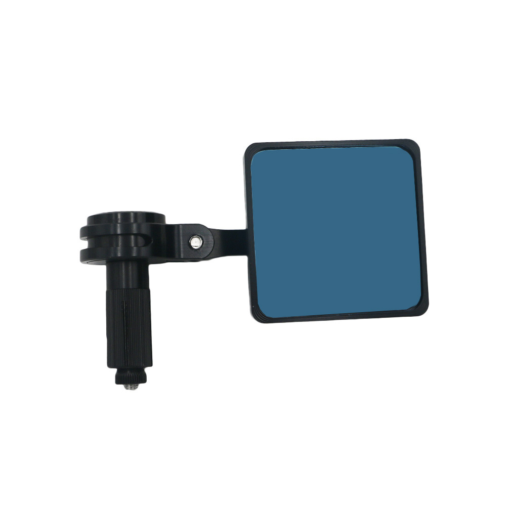 FLYQUICK transfronterizo e-commerce motocicleta cuadrado azul mango de vidrio espejo retrovisor pequeño espejo retrovisor