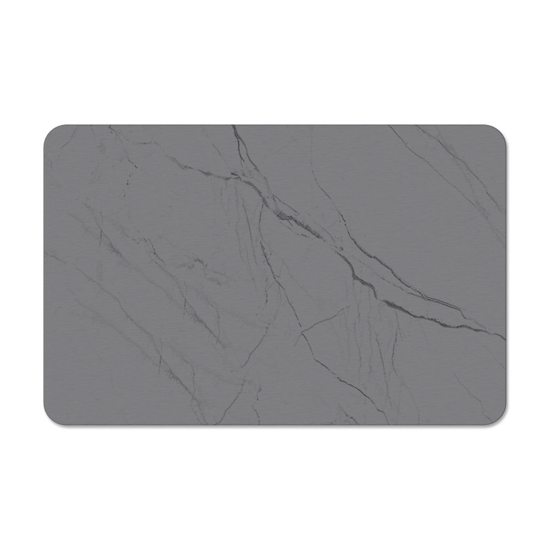 Alfombrilla de Ducha de Diatomea - Diseño de Mármol, Dura, Antideslizante y Absorbente