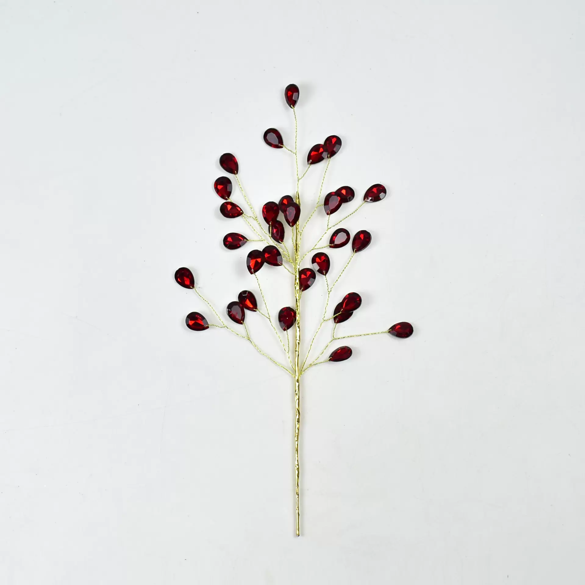 跨境新品仿真钻石花束厂家批发圣诞节家居装饰人造亚克力水晶插枝