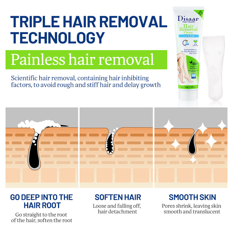 Oil Disaar Nut Removal Cream for skin with no marks, silky and smooth hair removal. Hair removal cream_voghion.com