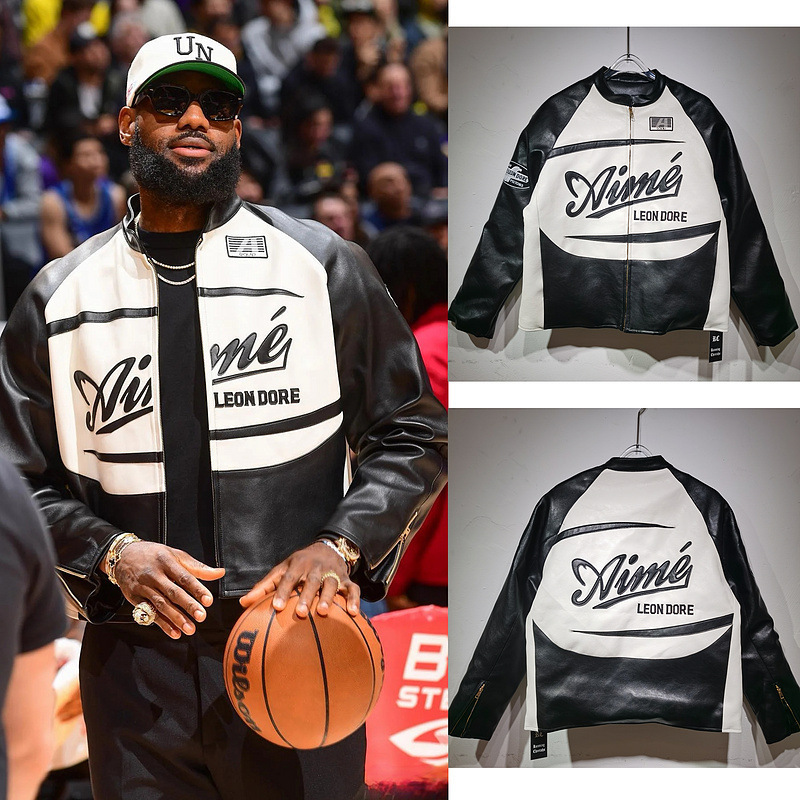 American Retro Nba New York Greek Style Trendy King James Same Style Jacket for Men and Women Trendy