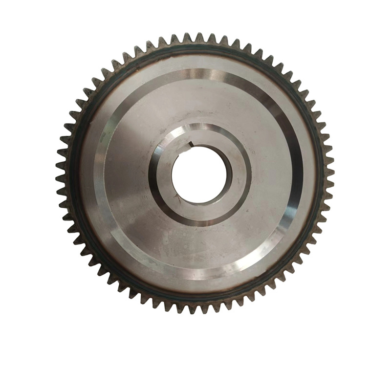 Gear manufacturer supplies right-hand helical gears made of 45# steel, custom-machined industrial gears according to drawings