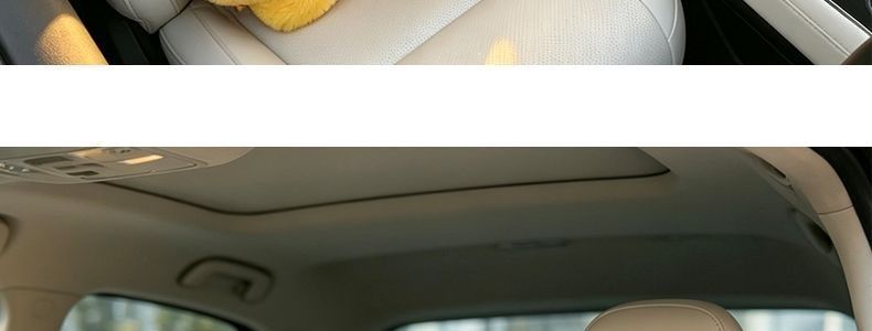Headrest suitable for all seasons, same style lumbar support cushion, waist-protecting pillow, cartoon car seat cushion, cute car pillow