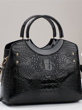 新款大气跨境时尚鳄鱼纹大容量手提包新款潮女士斜挎包质感单肩包