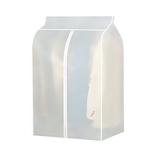 Clothes dust cover household transparent washable coat suit cover three-dimensional hanging dust-proof clothing hanging bag wholesale