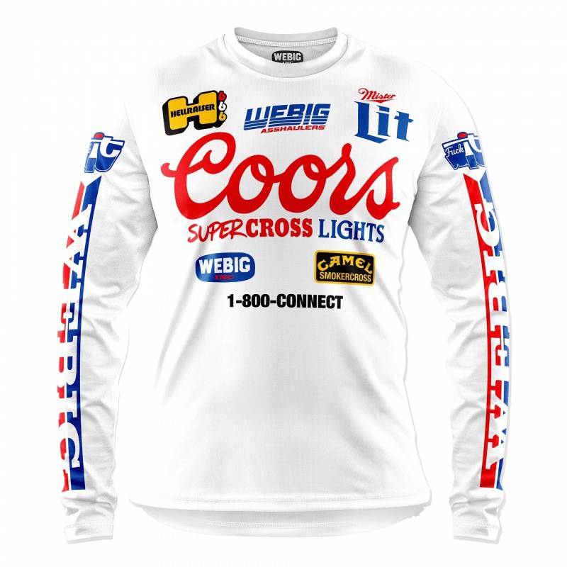 Direct Selling Downhill Clothing, Summer Off-Road Motorcycle Clothing, Racing Clothing, Mountain Bike Cycling Clothing, Long-Sleeved Quick-Drying Clothing