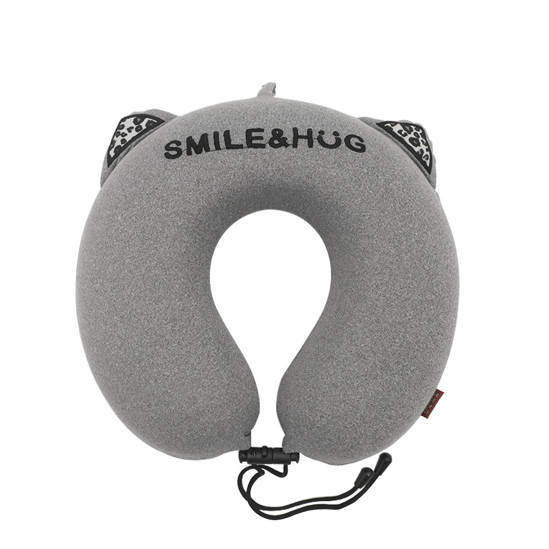 Kangle House Oficina viajes cuello almohada en forma de U de espuma de memoria de rebote lento animal de dibujos animados