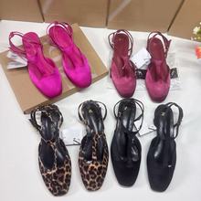 ZR夏季女士新款欧美百搭平底凉鞋批发shoes