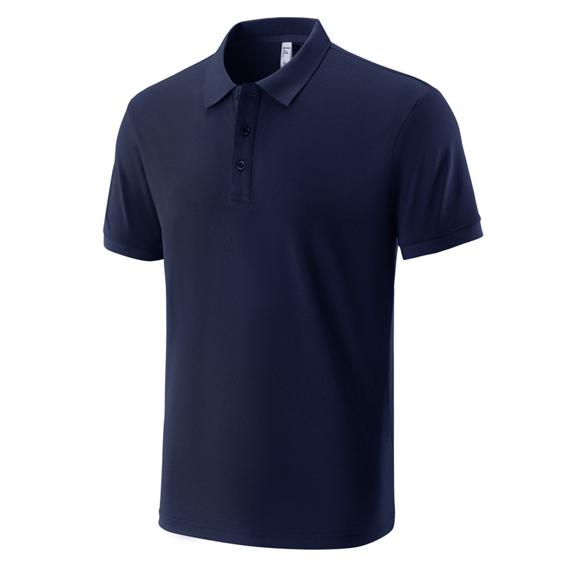 Ropa de trabajo de solapa de manga corta Camisa de polo impresa Ropa de fábrica Ropa de trabajo Camisa publicitaria cultural Camiseta Impresión personalizada con bordado de logotipo