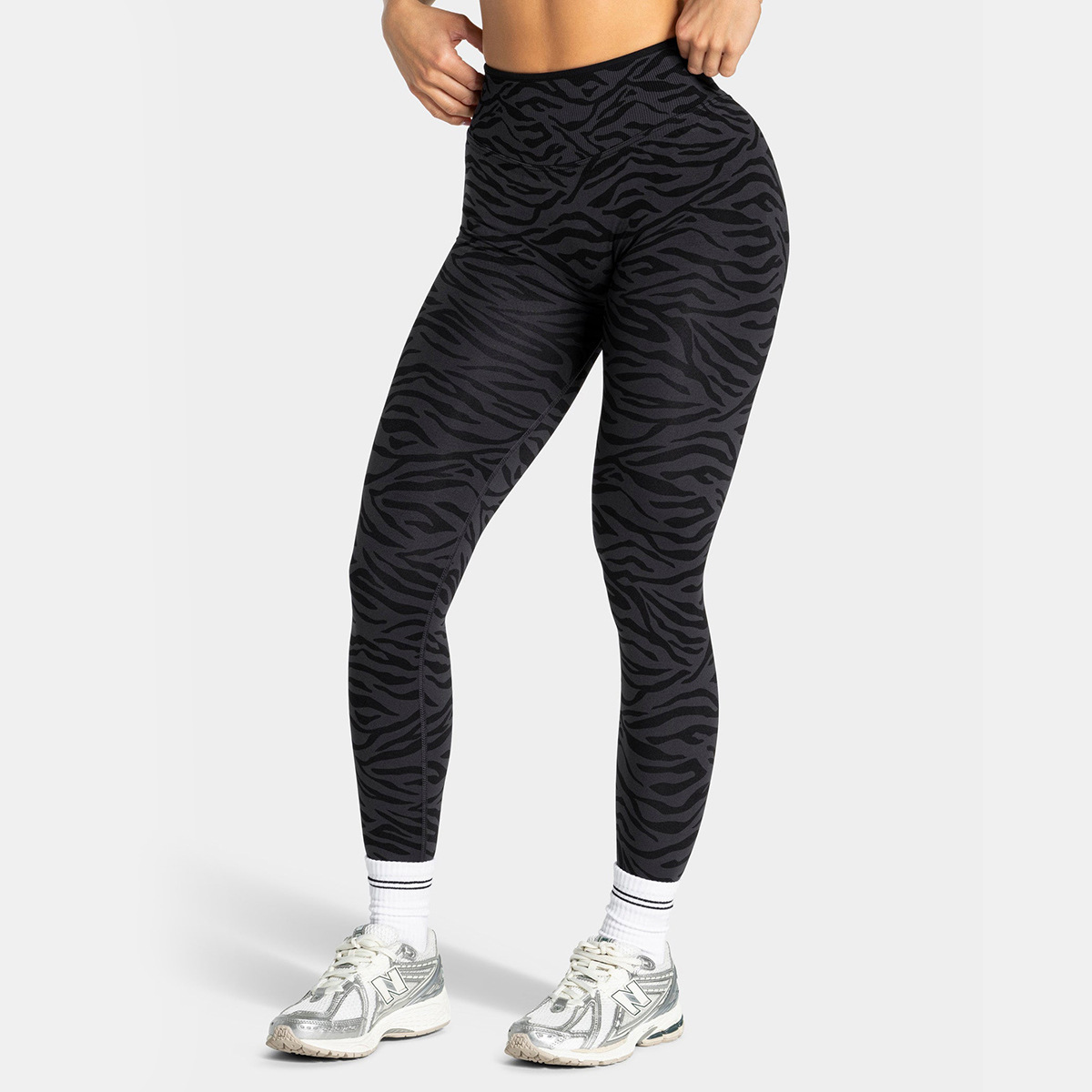 Pantalones de entrenamiento de alta elasticidad transfronterizos para mujeres, pantalones de entrenamiento de secado rápido, pantalones de piernas anchas para elevar las caderas y la cintura alta, pantalones deportivos universales