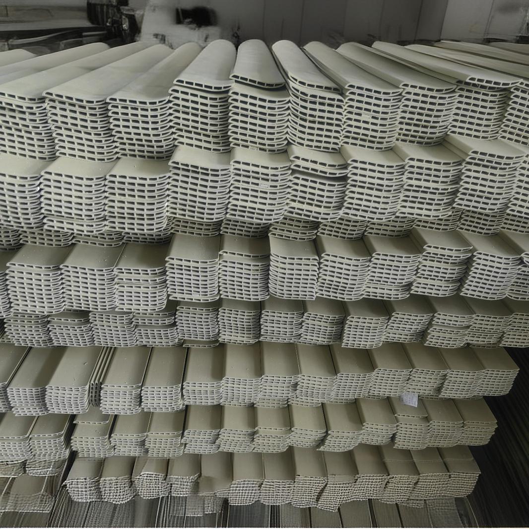 pvc木塑造型石塑线条踢脚线收边可以来图来样新开样式