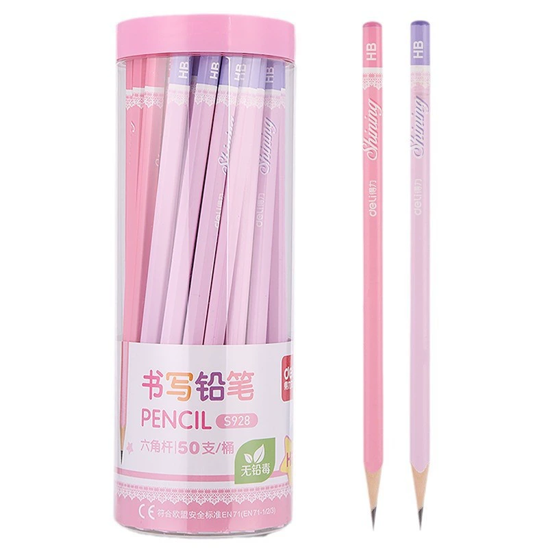 Cartoon black triangular pencil