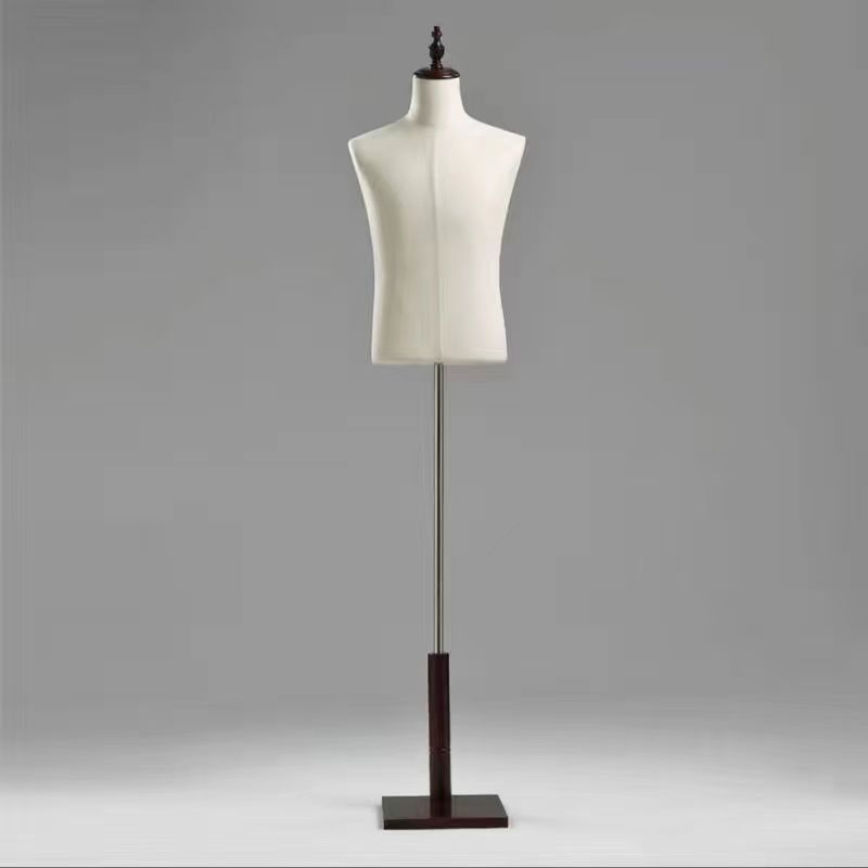 Modelo de ropa de hombre accesorios de mujer todo el cuerpo plataforma percha de ropa de ventana de hombre estante de exhibición de busto falso cuerpo humano tienda de ropa modelo rack