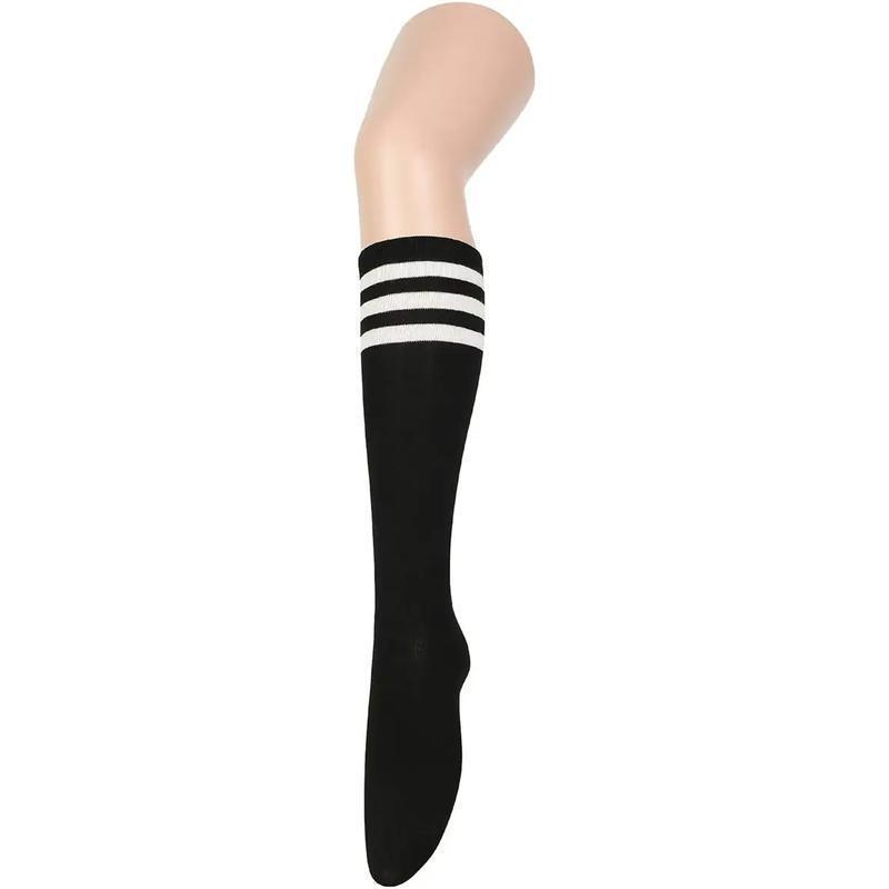 2026 Autumn and Winter Cross-Border Export New Women's Knee-High Sports Thin Stripesd Tube Socks Suitable for
