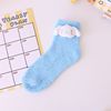 Demi-season cute cartoon coral velvet keep warm knee socks for pregnant, mid-length