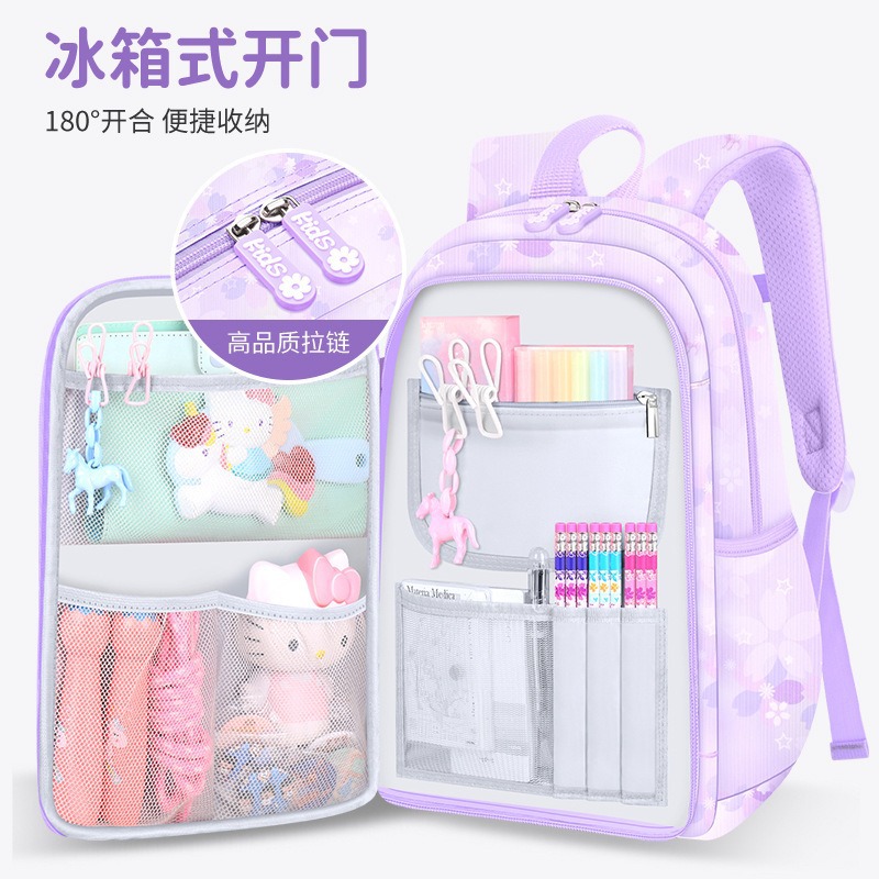 Mochila escolar transfronteriza 1 - 3 - 6 grados mochila escolar de dibujos animados para niños mochila de escolares para escolares