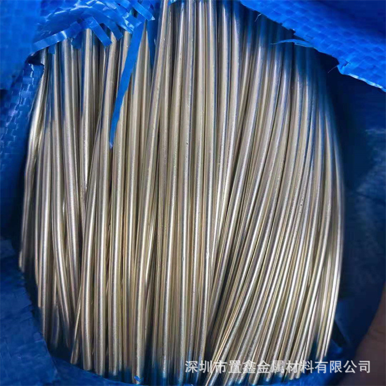 白铜圆线压扁定制扁白铜线 0.5 0.8 1mm细铜丝加工调直小铜棒