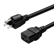 日规3芯插头电源线C19 电源插头线日本VCTF三插线厂家供应打印机