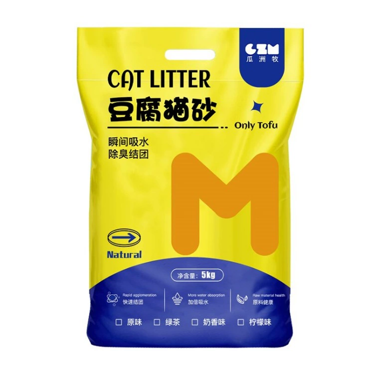 Tofu cat litter deodorization, low dust, tofu sand residue cat supplies deodorization 5kg 10 catties toilet flush pet supplies