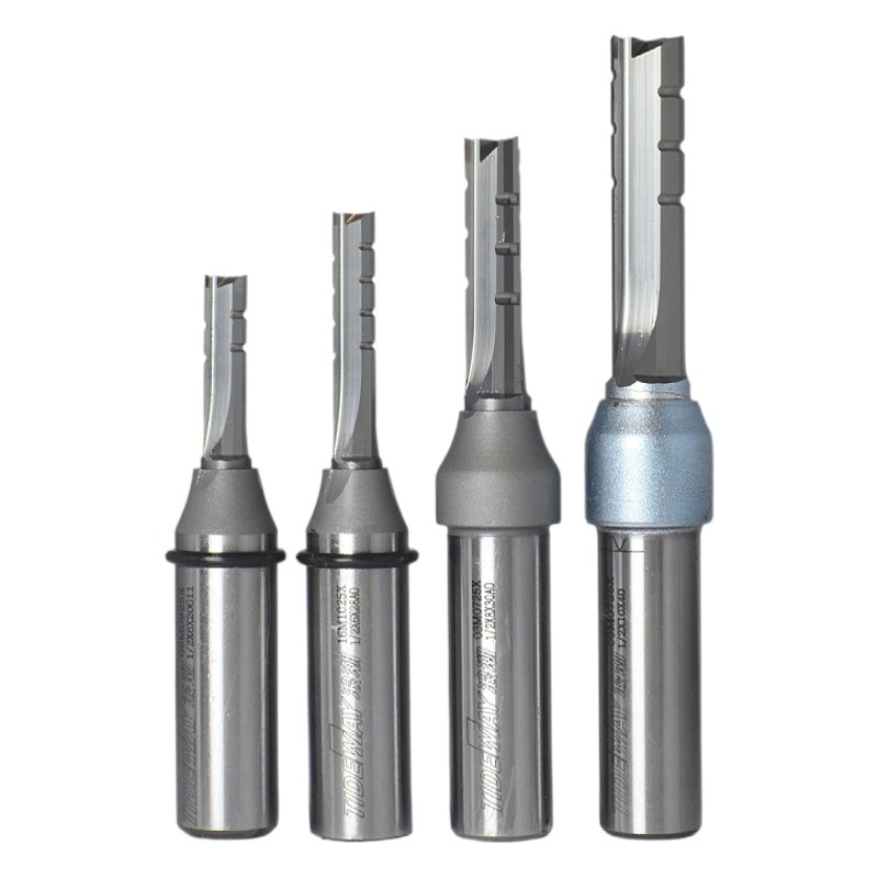 TIDEWAY onda de grado industrial TCT de tres hojas cuchillo de corte cuchillo recto todo tungsteno acero aleación corte velocidad de perforación