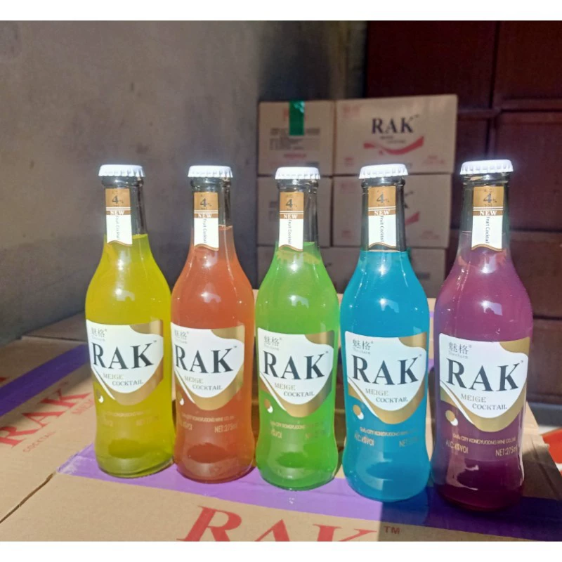 Коктейль оптом 275 мл ✘ 24 бутылки фруктового вина с низким содержанием вина