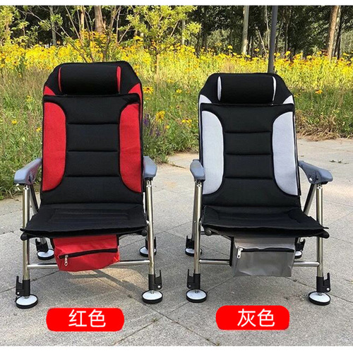 Factory direct supply new stainless steel European style fishing chair multifunctional fishing chair outdoor folding chair table fishing chair wholesale