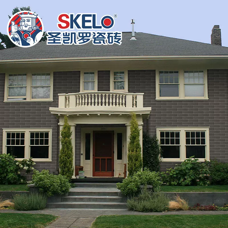 佛山瓷砖 通体外墙砖农村自建房别墅瓷砖60*240纸皮砖室外墙面砖