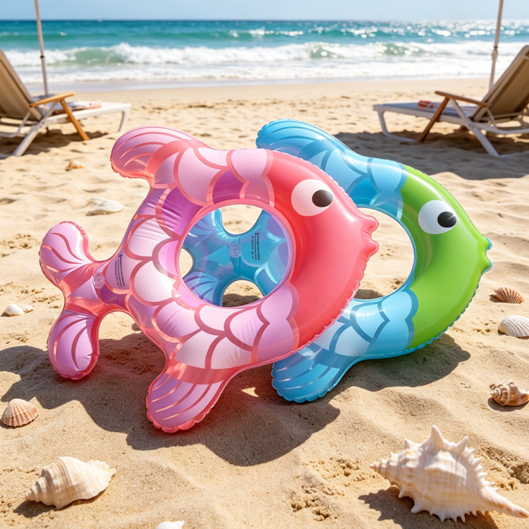 Anillo de natación infantil de plumas de mar para bebés de 3 a 6 años de edad para adultos engrosados inflables anillo infantil axillar fábrica al por mayor
