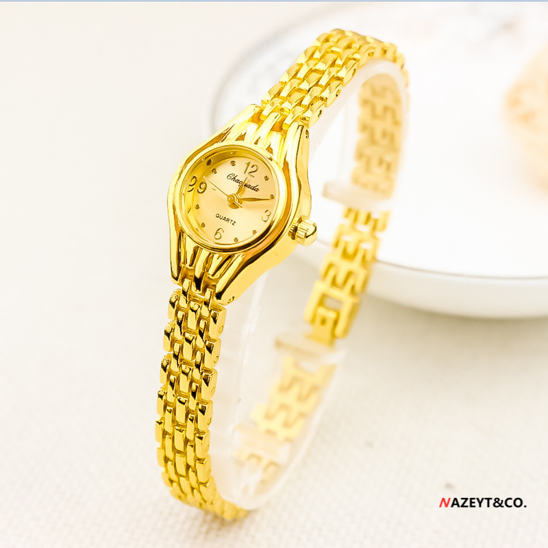 Fashionable Korean Style Female Student Simple Ins Style Bracelet Watch for Women Small and Cute Elegant Thin Strap Casual Quartz
