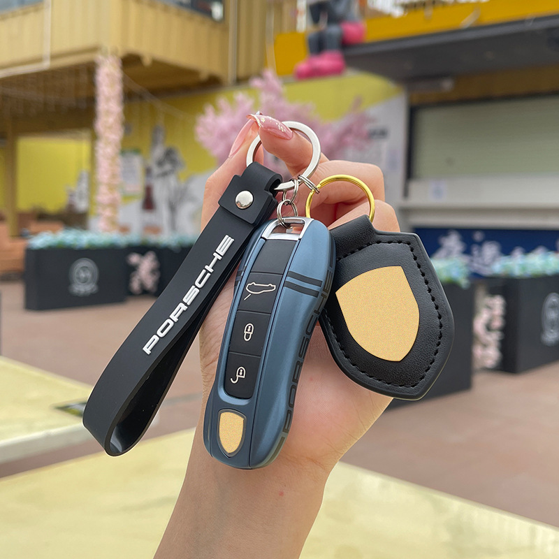 모델 B 심해 블루 프리 쉴드 + 열쇠고리